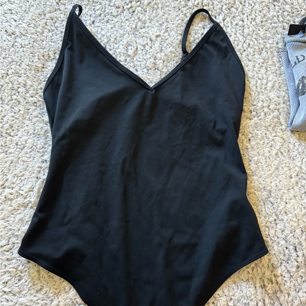 Garage Black Strappy Bodysuit